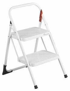 Rolser Skladacie schodíky M10 UNE, 2 stupne, biela