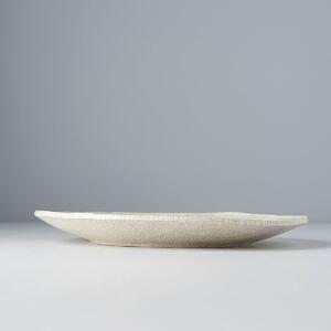 MADE IN JAPAN Plytký tanier s nepravideľným okrajom Grey Crazed 27 cm 27 cm