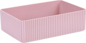 Kozmetický organizér Stripe ružová, 21 x 6 x 14 cm