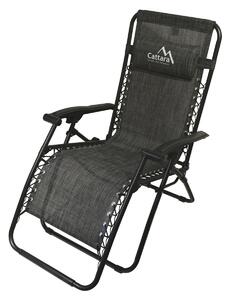Cattara 13520 Skladacie ležadlo Alicante, antracit, 150 x 66 cm
