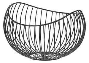 Kovový dekoračný košík Elegant, 24 x 15 x 21 cm