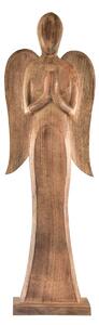 InDecor Anjel z mangového dreva, 35 x 10 x 108 cm, 108 cm