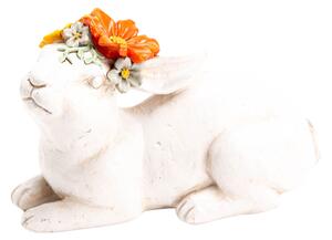 Amadeus Detská dekorácia králik s kvetinami