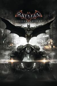 Umelecká tlač Batman Arkham Knight - Batmobile