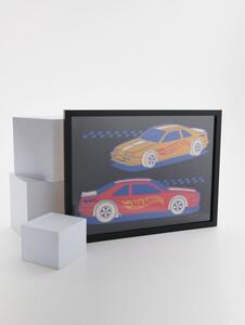 Sinsay - Rám s grafikou Hot Wheels - čierna