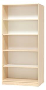 Knižnica THEO, 2100x1000x450 mm, breza