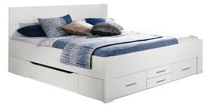 POSTEĽ S ÚLOŽNÝM PRIESTOROM, 180/200 cm, biela MID.YOU - Postele, Online Only