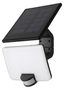 Solight LED solárne svetlo so senzorom 11W, 1200lm, CCT, čierne, IP54 [WO785-1]