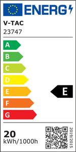 V-TAC E27 LED žiarovka 20W, 2452lm, A80, 2+3 gratis! Farba svetla: Teplá biela