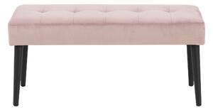 Lavička Glory – ružová 45 × 95 × 38 cm ACTONA