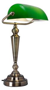 Cottex B1019AGR - Stolová lampa THE BANKER 1xE27/60W/230V