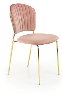Jedálenská stolička FILIPOS, 47x85x56, ružová