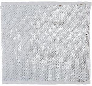 Atmosphera for Kids Malý textilný úložný box fliter biely a zlatý 24x24 cm