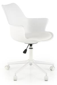 Kancelárska stolička SALY, 62x80-92x64, biela