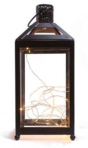 Lampáš do interiéru s LED diódami, 13,5 x 13,5 x 31,8 cm