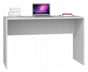 Kancelársky stôl na notebook biela matná