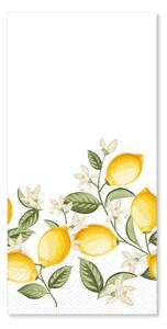 Papierové obrúsky s citrónmi Maison Limone Blossom - 40 * 40 cm / 16ks - Chic Antique