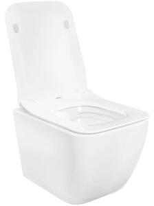 Rea Martin - závesná WC misa Rimless 51x37 s pomaly-padajúcim sedátkom, biela, REA-C8006