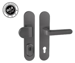MPK - SECURO INOX S01 PLUS - SO M2 TARA madlo/kľučka 72 mm Grafit matný PVD