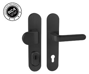 MPK - SECURO INOX S01 PLUS - SO M2 TARA madlo/kľučka 72 mm Čierna matná PVD