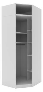 KORPUS ROHOVEJ SKRINE, biela, 91,1/242,2/91,1 cm Hom`in - Skrine