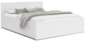 Manželská posteľ PANAMA KLASIK 160x200 + rošt BIELA
