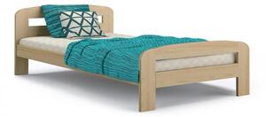Moderná posteľ DALLAS 90x200 drevená BOROVICA