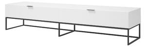 Televízny stolík Kobe – biela 40.3 × 199.9 × 41.8 cm