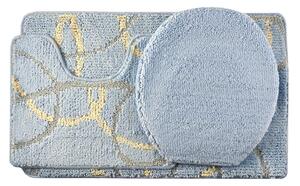 Kúpeľňová predložka svetlo modrá CLC Comfort,3 set