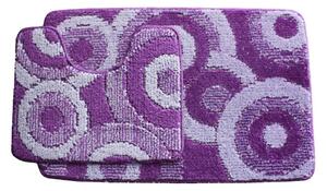 Kúpeľňová predložka fialová CLC Comfort,2 set