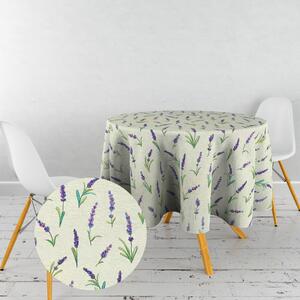 Ervi Gobelínový obrus na stôl okrúhly - Levanduľová elegancia