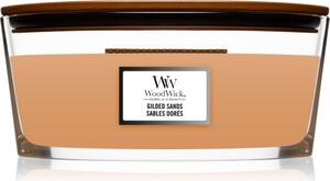 Woodwick Gilded Sands vonná sviečka s dreveným knotom (hearthwick) 453 g