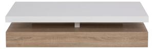 ACTONA Konferenčný stolík Malakit – biela 29 × 117 × 58 cm