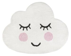 Sass & Belle Detský koberec Sweet Dreams Smiling Cloud biely 70 x 54 cm