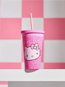 Sinsay - Pohár so slamkou Hello Kitty - viacfarebná