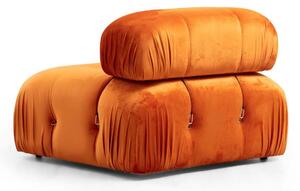 Oranžová Rohová pohovka Bubble 288 – 190 × 95 × 75 cm ATELIER DEL SOFA