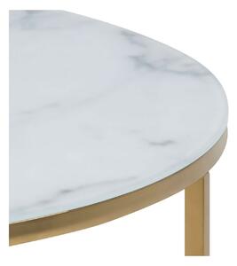 Biely Konferenčný stolík Alisma 45 × 80 × 80 cm ACTONA