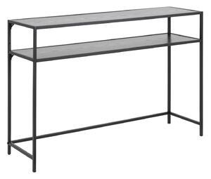 Konzolový stôl Seaford – čierna 79 × 120 × 35 cm