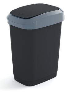 KIS Kôš na odpad Dual Touch Bin M - 25L, čierny