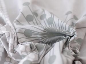 MKLozkoviny.sk Bavlnené obliečky na 2 postele – Thea sivohnedé 140×200/70×90 cm