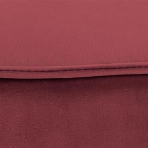 ACTONA Taburet Mie – červená 34 × 60 × 60 cm