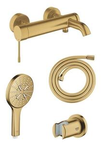 Vaňová batéria Grohe so sprchovacím setom 150 mm kartáčovaný Cool Sunrise GBAL1