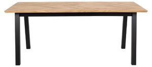 Jedálenský stôl Brighton – hnedá 75 × 180 × 95 cm ACTONA