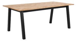 ACTONA Jedálenský stôl Brighton – hnedá 75 × 180 × 95 cm