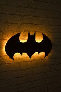 ASIR Dekorácia BATMAN s LED podsvietením žltá 50 cm