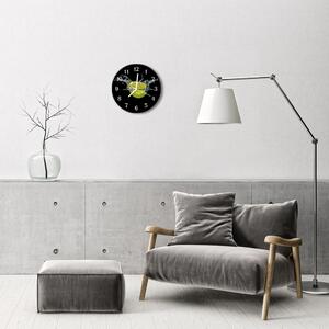 Nástenné sklenené hodiny Citrón fi 30 cm