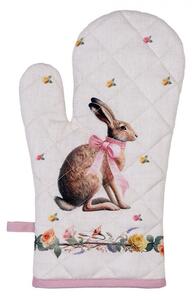 Chňapka - rukavice zajac s kvetmi Easter Whispers Collection - 18 * 30 cm - Clayre & Eef