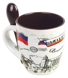 Šálka Slovensko (šálky na kávu, na čaj s malou mocca lyžičkou)