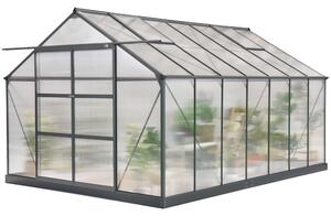 Hliníkový skleník Azalia 3,08 x 4,3 m CoverTech antracit