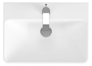 Cersanit Mille, skrinkové umývadlo 56x40 cm, biela, K675-001